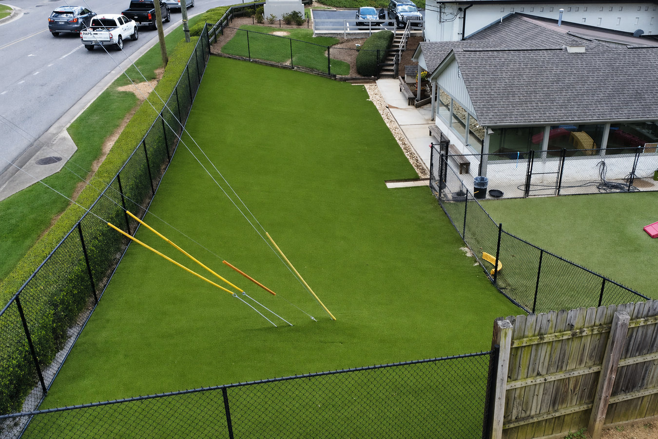 Commercial turf installation in Panama City, FL